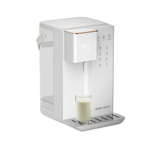 Distributeur d'eau de bureau AUX, type chaud, automatique, électrique, boîtier en plastique blanc, chauffage rapide, protection contre la cuisson à sec - Product Image 1