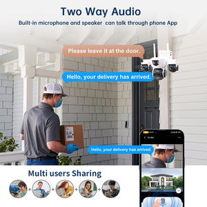 O-KAM安全摄像机无线室外/室内/家庭/圆顶摄像机，WiFi 4镜头摄像机，带AI运动检测云台360 ° 视图 - Product Image 6