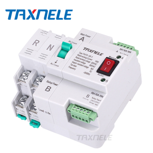 Interruptor de Transferencia Automática de Doble Alimentación Tipo MCB 2P 100A ATS, Interruptor Eléctrico, ATS de Doble Alimentación - Product Image 4