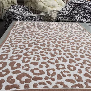 Ma Thuật Màu Xanh Lá Cây Nhà Máy Giá Mềm Mại Và Thoải Mái 100% Polyester <span class=keywords><strong>Leopard</strong></span> In Sợi Nhỏ Dệt Kim Ném Chăn Cho Sofa - Product Image 4