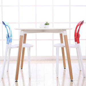 Swan <b>Chair</b> 8079 Transparent Plastic <b>Dining</b> <b>Chair</b> <b>Stackable</b> For Home Office Living Room Adult Use - Product Image 3
