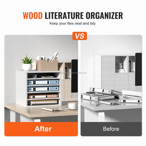 Organisateur de bureau à 5 niveaux avec <span class=keywords><strong>tiroir</strong></span> organisateur de fichiers de bureau en bois bac à lettres en <span class=keywords><strong>papier</strong></span> organisateur <span class=keywords><strong>trieur</strong></span> de fichiers - Product Image 6