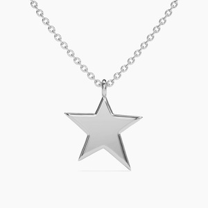 LUCKYJIU Custom gioiellieri impermeabili in acciaio inossidabile senza appannamento gioielli PVD placcato oro 18k collana Charm stella da <span class=keywords><strong>donna</strong></span> - Product Image 2