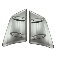 1 * PCS Déflecteur d'air noir/argent chromé OE RH 82392946 LH 82392945 pour camion Volvo FH4