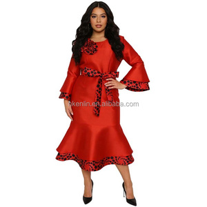Vestidos de iglesia Geenlinm de talla grande para mujeres africanas elegantes - Product Image 2
