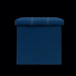 Modern Stool Living Room Furniture <b>Storage</b> <b>Box</b> <b>Fabric</b> Stainless Steel Bamboo Highest Quality Sample Available Stools Counter - Product Image 5