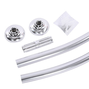 Tringle à <span class=keywords><strong>rideau</strong></span> <span class=keywords><strong>de</strong></span> douche en métal incurvé <span class=keywords><strong>de</strong></span> haute qualité tringle à <span class=keywords><strong>rideau</strong></span> <span class=keywords><strong>de</strong></span> <span class=keywords><strong>baignoire</strong></span> réglable tringle à <span class=keywords><strong>rideau</strong></span> en acier inoxydable - Product Image 2