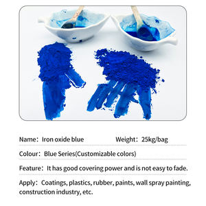 Goedkope Prijs Hoge Kwaliteit Rood Blauw Oranje Zwart Groen China Prijs Fe2o3 Anorganische Pigment Ijzeroxide Rode Ijzeroxide Pigmenten - Product Image 4