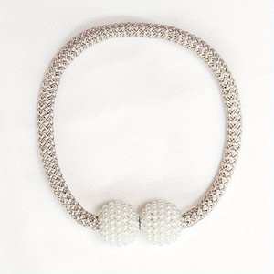 Eleganti fermacurte magnetici <span class=keywords><strong>con</strong></span> decorazioni in perle finte per un arredamento chic. - Product Image 6