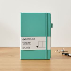 2026 A5 Hardcover Dotted Linen Custom Fabric Cover Notebook Planner - Product Image 1
