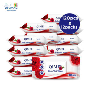 Toallitas Humedas Para Bebes Lingettes humides à base d'eau hypoallergéniques et non parfumées pour bébés 12 paquets/1440 lingettes au total - Product Image 2