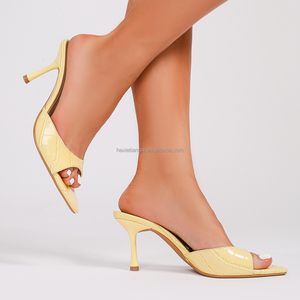 <span class=keywords><strong>Sandales</strong></span> à talons ouvertes sexy pour <span class=keywords><strong>femme</strong></span> 4302A-17, or, tendance, respirantes, motif pierre, pour les fêtes de printemps et d'été, robe - Product Image 4