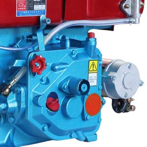 Moteur diesel monocylindre 4 temps refroidi par eau Aokai 20HP de haute qualité, démarrage électrique, garantie 1 an, y compris la pompe à moteur - Product Image 3