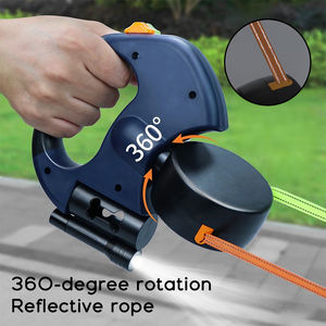 Correa Doble Ajustable para Dos Perros con Luz, Patrón Sólido, Retráctil, Accesorios Sostenibles para Mascotas - Product Image 4