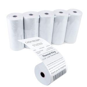 Papel de recibo Pos de 57X50mm hasta rollo de papel de caja registradora Pos térmica para supermercado/Banco/cajero automático - Product Image 4