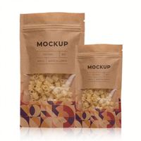 Nouveau modèle de sac d'emballage alimentaire en papier kraft Sacs d'emballage alimentaire en papier kraft Sacs en papier kraft
