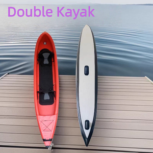 Kayak Doble Inflable <span class=keywords><strong>Kaya</strong></span> Rib, Ecológico, Resistente al Desgaste, Plegable, para Deportes Acuáticos, <span class=keywords><strong>Pesca</strong></span> y Recreación - Product Image 4
