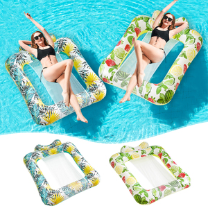 Joyee verano playa piscina inflable adultos paseo en juguetes flotadores de agua piscina flotador inflable agua hamacas - Product Image 1