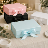 Boîte cadeau rose de luxe personnalisée avec fermeture magnétique, boîte d'emballage rigide en papier, boîte pour soins de la peau, parfums, cosmétiques, boîte de mariage