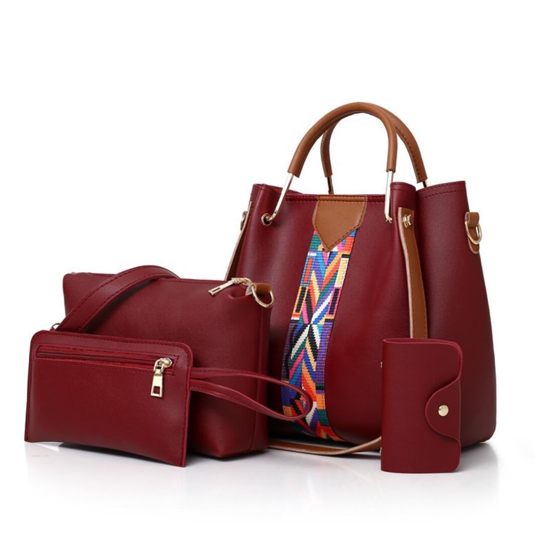 Shop Our Hot Sell PU Hand Bag Women Set Fashion Function