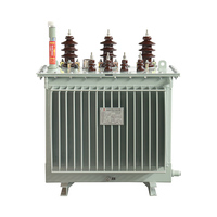 Transformateur triphasé immergé dans l'huile pour distribution électrique, transformateur immergé dans l'huile 250 kVA