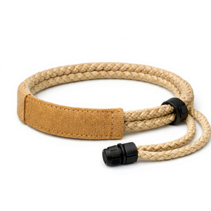 Correa de muñeca trenzada de lona para raqueta de pádel con cierre ajustable, duradera, ajuste universal para accesorios de ejercicio - Product Image 1