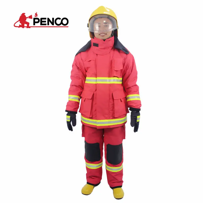 Rip Stop Classic Nomex 4 Layers Fire Fighting Jacket & Bib Overalls