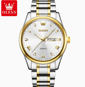 Montre à quartz pour homme, nouvelle mode, bracelet en acier inoxydable, étanche, de luxe, sport, affaires, personnalisable, vente chaude 5563 - Product Image 2