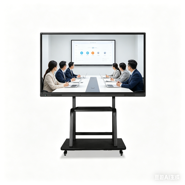 4K LCD Interactive Meeting Display Built-in Camera Microphone Wireless Screen Share Multi-Touch (20/40 Points) Board