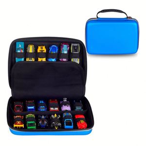 Étui de rangement EVA grande capacité personnalisable double face pour mini-voitures, étui de transport étanche pour jouets de voitures RC, organisateur de rangement pour voitures - Product Image 1