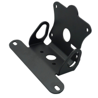 Fabrication de tôle d'acier inoxydable personnalisée Pièces de poinçonnage en aluminium revêtues de poudre noire Estampage de métal
