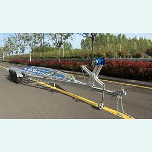 <span class=keywords><strong>Remorque</strong></span> de <span class=keywords><strong>bateau</strong></span> en aluminium à frein hydraulique à trois essieux de 10 m pour <span class=keywords><strong>bateau</strong></span> de 33 pieds Meilleur prix avec VIN&DOT&CE pour le déplacement et le transport de bateaux - Product Image 2