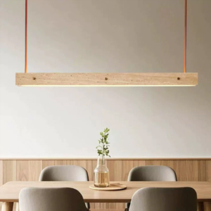 Lampada a Sospensione Retrò in Travertino <span class=keywords><strong>Giallo</strong></span> per Isola Cucina, <span class=keywords><strong>Lampadario</strong></span> Lineare Wabi-Sabi per Sala Artigianale e Bar - Product Image 3