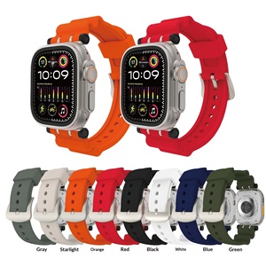 Correa de Silicona OEM YuXuan para Reloj Ultra9876543210 Serie SE Mecha Explorer Wave de 20 mm con Hebilla de Pin, Guangdong - Product Image 1