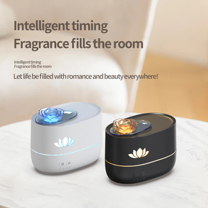 B2B Marketplace <span class=keywords><strong>H2O</strong></span> Machine d'aromathérapie Lotus à flamme simulée Humidificateur d'air à purification par ultrasons 350ML - Product Image 6