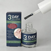 Traitement fortifiant pour ongles à livraison rapide, soin réparateur pour ongles cassants, soin des cuticules, soin longue durée, vernis à ongles, marque privée