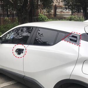 Decorazione della maniglia della porta cromata per auto ABS in acciaio inossidabile <span class=keywords><strong>C</strong></span>-<span class=keywords><strong>HR</strong></span> in fibra di carbonio 2018 stile esterno OEM adatto per <span class=keywords><strong>Toyota</strong></span> - Product Image 2