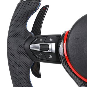 Tùy chỉnh nước nóng M LED hiển thị sợi Carbon tay lái cho BMW M2 M3 M4 M5 F10 F50 F30 F32 F80 F90 F90 E92 E60 E63 G20 G30 - Product Image 2