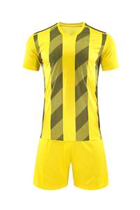 Maillots de football en polyester pour hommes de haute qualité, impression et logo personnalisés, plusieurs couleurs, uniforme d'équipe, coupe classique - Product Image 2