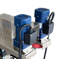 Machine de transfert à courroie double réglable en vitesse, de type suspendu, pour la production de PVC, PU et nylon, avec système de serrage de bouteilles