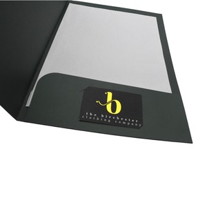 แฟ้มนำเสนอสุดหรูขนาด A4 A5 สีดำแบบมืออาชีพ พร้อมรายละเอียดการตกแต่งด้วยฟอยล์เมทัลลิก สำหรับการวางแผนประจำปี - Product Image 4