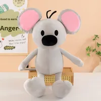 Jolie petite souris en peluche en polaire qui couine, jouet fait à la main, 31-50 cm, rembourrage en coton PP, nouveau cadeau tendance, même style que Xiaohongshu