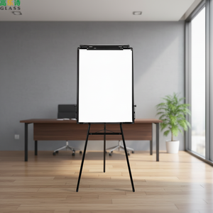 <span class=keywords><strong>Tableau</strong></span> <span class=keywords><strong>blanc</strong></span> double face portable en aluminium 60x90cm <span class=keywords><strong>sur</strong></span> trépied roulant - Surface magnétique pour bureau et salle de classe - Product Image 1