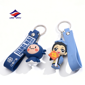 Longzhiyu 20 ans de ventes exceptionnelles, porte-clés personnalisés, breloque <span class=keywords><strong>en</strong></span> PVC, porte-clés personnalisé, porte-clés <span class=keywords><strong>en</strong></span> caoutchouc PVC - Product Image 2