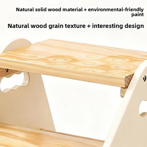 <span class=keywords><strong>Tabouret</strong></span> d'appui en bambou pour enfants, antidérapant, chaise d'éveil pour tout-petits, aide pour la salle <span class=keywords><strong>de</strong></span> bain, la <span class=keywords><strong>cuisine</strong></span>, la chambre, vente en gros, écologique, personnalisable - Product Image 4