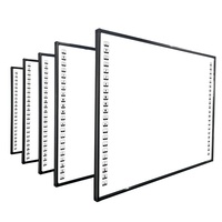 Pizarra Electrónica Interactiva IBoard de 96/86/102 Pulgadas, Táctil Infrarroja de 10 Puntos, con 3 Años de Garantía para Proyección, Tamaños Personalizados