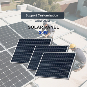 OEM nhà sử dụng <span class=keywords><strong>20</strong></span> <span class=keywords><strong>W</strong></span>át Chất lượng cao tấm pin mặt trời giá bán buôn hợp kim nhôm khung tấm pin mặt trời - Product Image 2