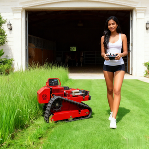 Cortadora de Césped Mini Crawler con Control Remoto y Motor de Gasolina para Uso Agrícola y de Jardín en Venta - Product Image 6