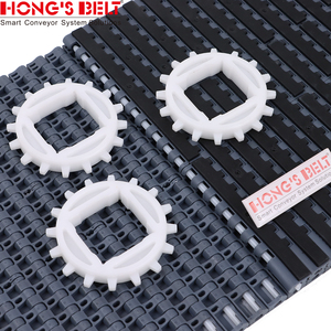 Hongsबेल्ट HS-3200EL छिद्रित कन्वेयर मॉड्यूलर बेल्ट प्रतिस्थापन 1000 फ्लैट घर्षण शीर्ष - Product Image 3