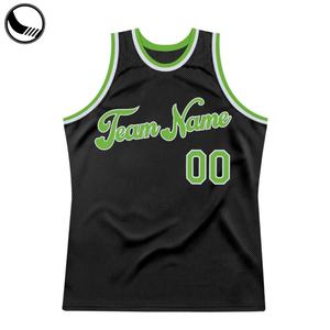 Maillot de basket-ball noir et orange en polyester avec impression par sublimation BETHERIVAL - Product Image 4